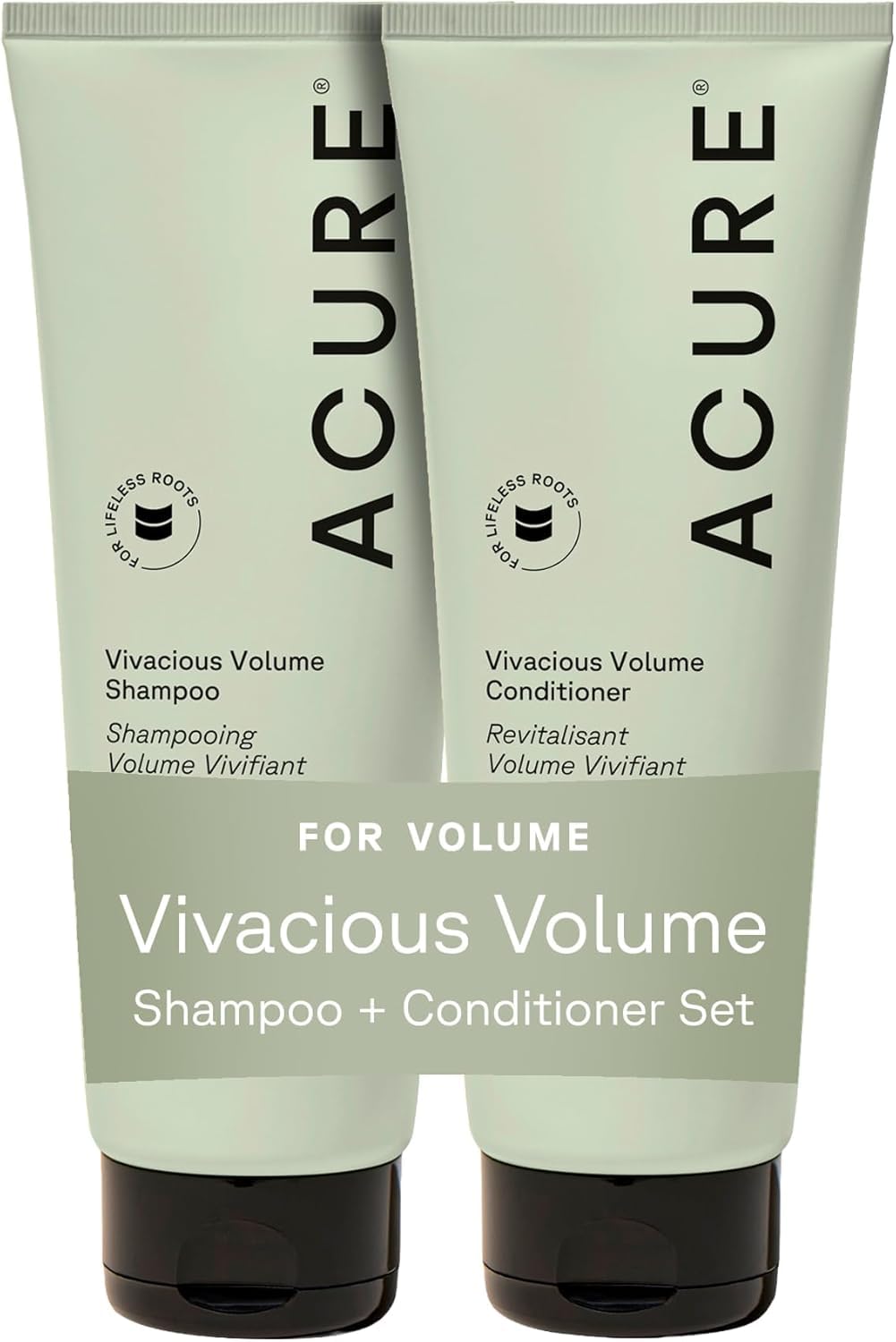 Amazon.com : Acure Vivacious Volume Shampoo and Conditioner Set