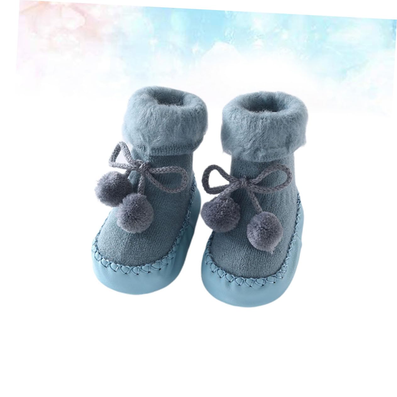 COLLBATH Warm Baby Socks Set Anti-slip Cotton Toddler Socks Skid Resistance for 6-12 Months