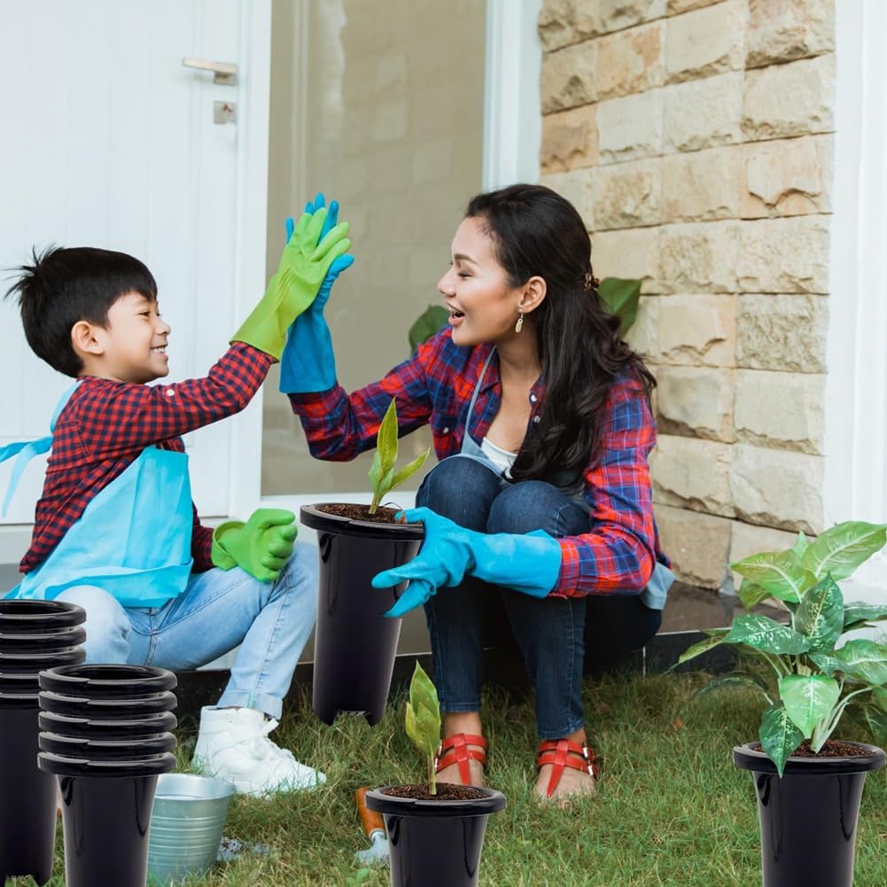 Pots De Pépinière De Plantes 100 Pièces, Pots De Démarrage De Plantes 100 Pieces Pots De Demarrage De Plantes De Fleurs De Semis Reutilisables Pour Interieur Et Exterieur 12cm 10 8cm 90800252