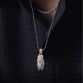 Amazon | Zyuzles 蝉ネックレス ヴィンテージ 蝉 ペンダント 銅 昆虫