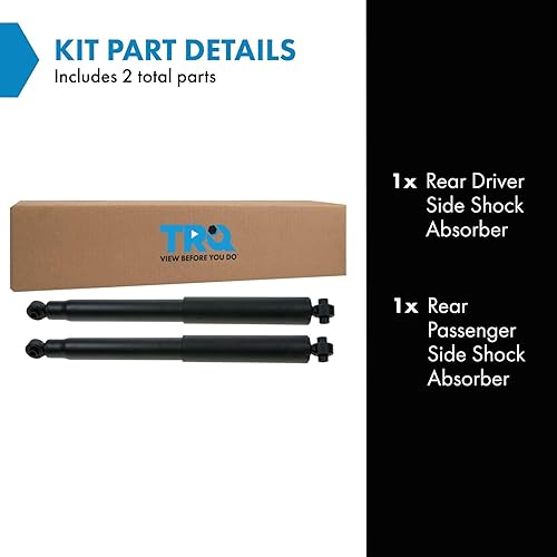 Miniatura 1507 de TRQ Juego de amortiguadores traseros compatible con Chevrolet Aveo 2004-2011 Aveo5 2009 Pontiac G3 2007-2011