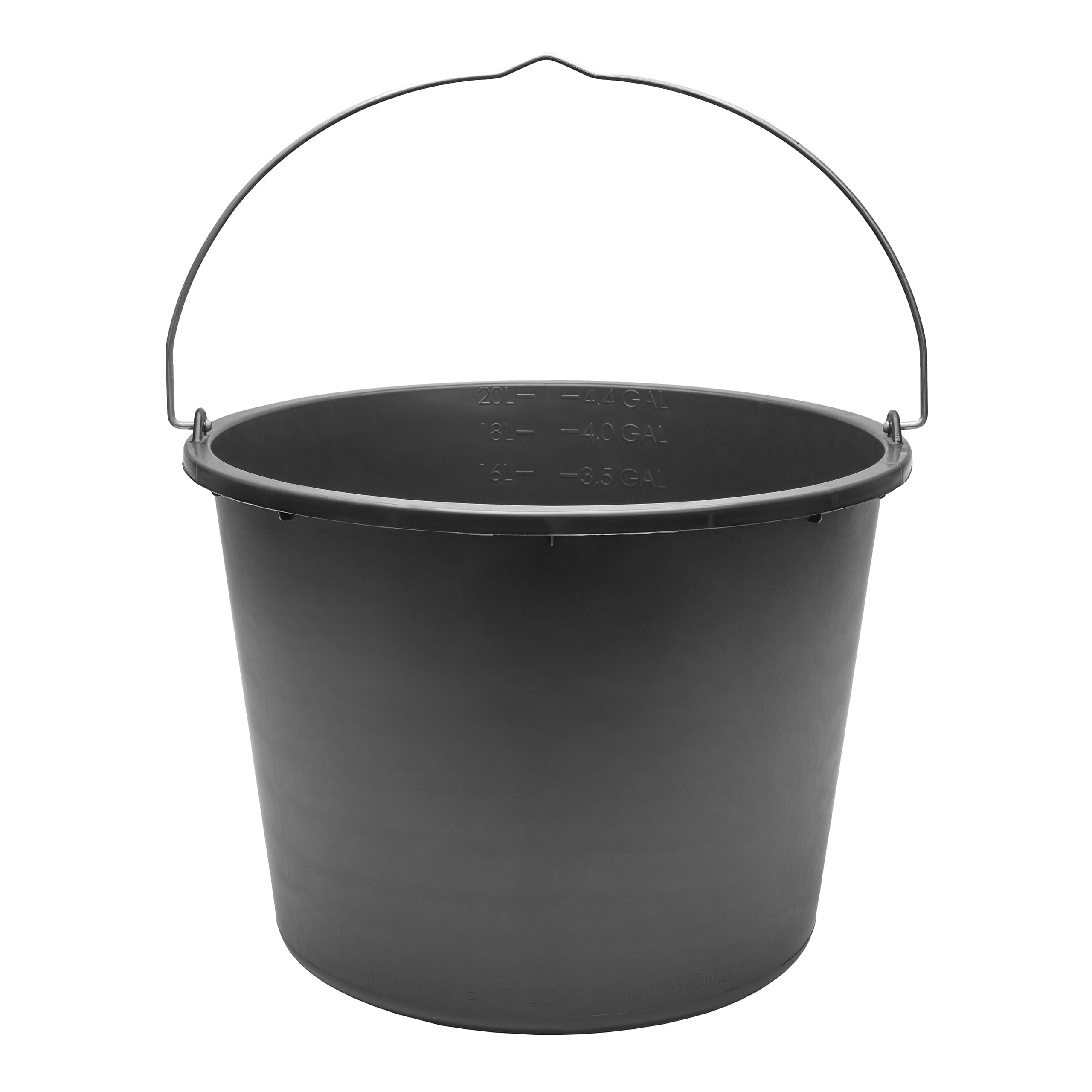 Garronda Secchio da Cantiere 10 Pezzi 20 L – robusto secchio plastica per malta in plastica riciclata con manico in metallo, mastello stabile da muratore per cantiere, giardino GD-0168