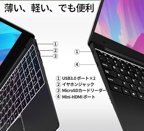 LeLib 15.6インチ ノートパソコン (Intel N150, 16GB/512GB)