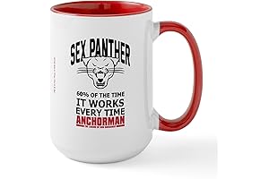 Anchorman Sex Panther Coffee Mug: Unleash Your Inner Ron Burgundy