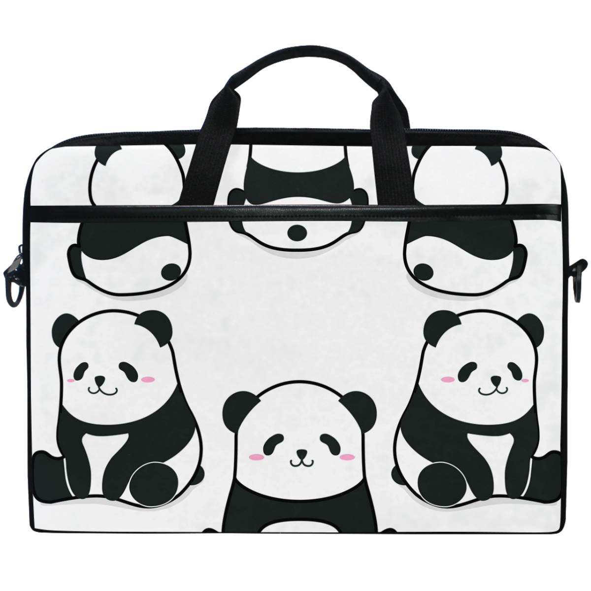 Kaariok Star Wolf Galaxy Forest Laptop Shoulder Messenger Bag 13-14.5 Inch