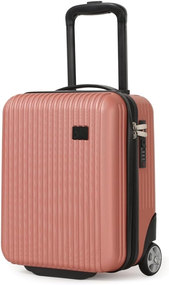 Cruisai 18 x 14 x 8 inches Personal Item Suitcase Underseat Carry on Luggage Carry-On Bag For American Spirit JetBlue Frontier Volaris Airlines