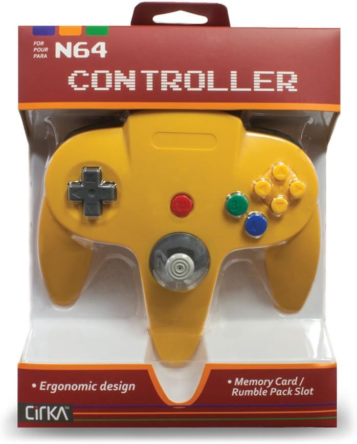 CirKa Controller for N64 (Yellow)