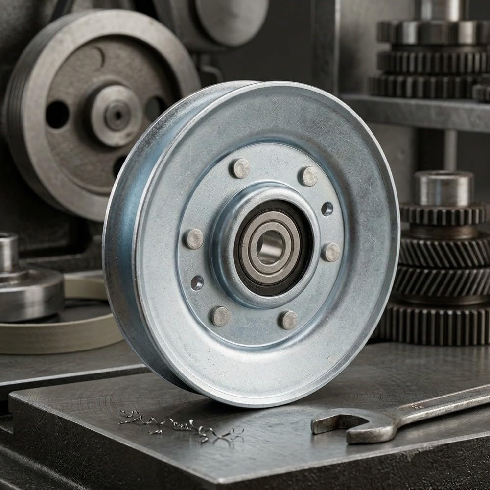 Polea de Correa para Tractor Cortacésped 108mm Metal