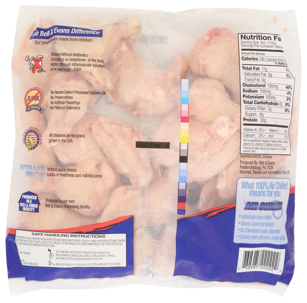 Bell & Evans Cut Chicken Wings, 40 Oz - Image 3