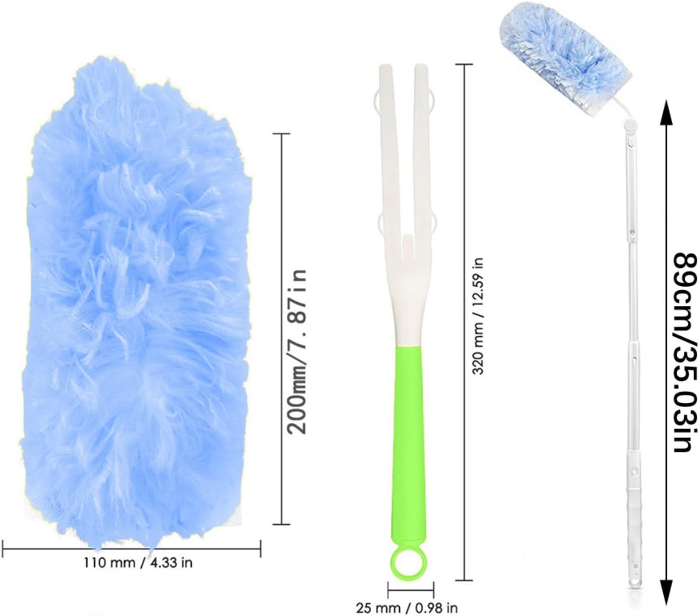 Anti Fiber Pad Design Helps Reduce Household Waste Dusting Wand Refill