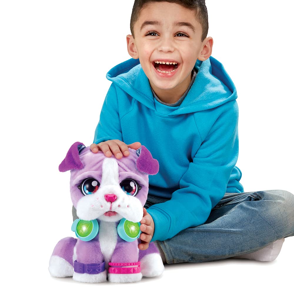 VTech – DJ Beat Boxer, Peluche Interactive, Jouet Chien Interactif, Jouet Beatbox – Dès 4 Ans - Version FR 551505 Multicolore