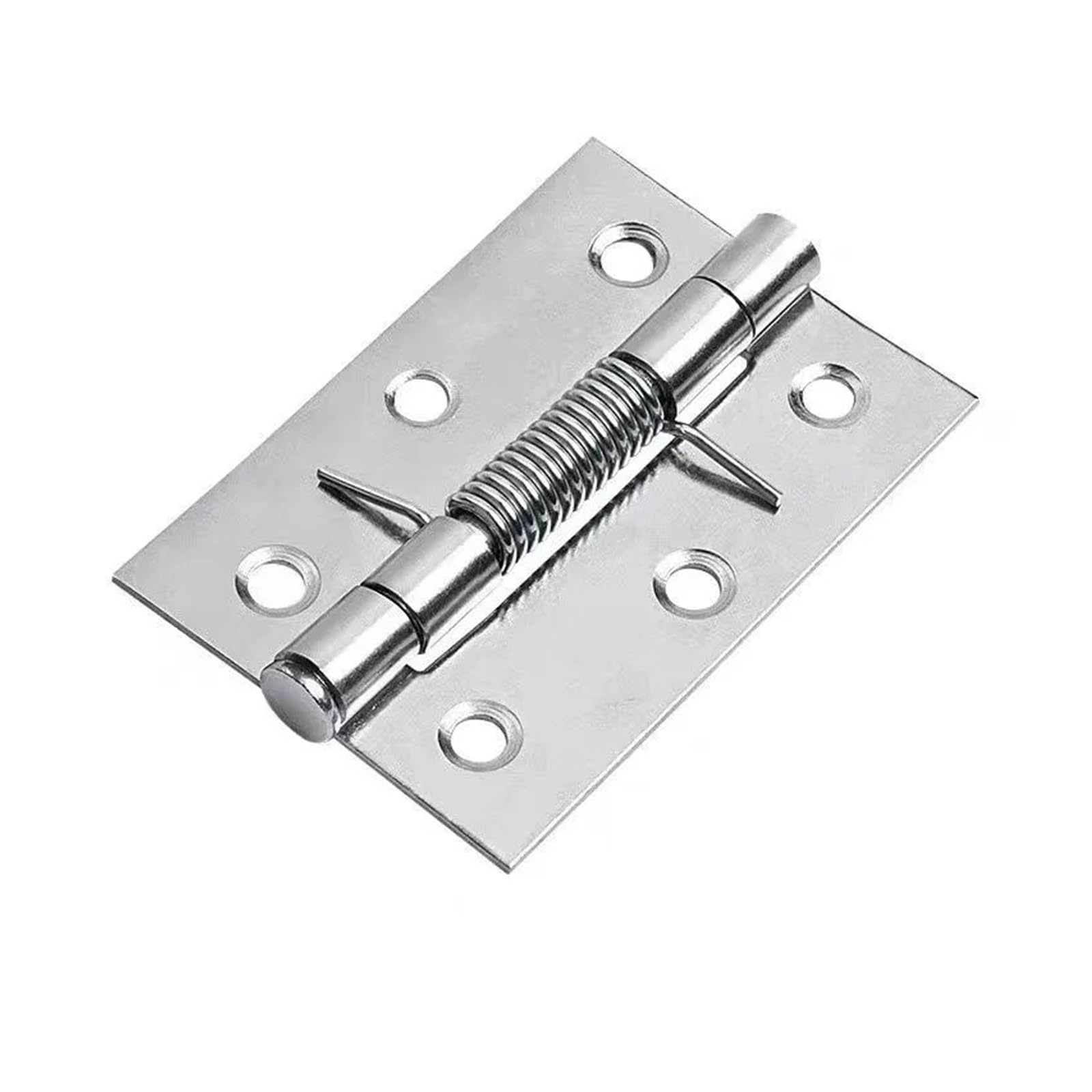 Aiqijohi 2Inch 50X38x1mm Door Hinges 2Inch 3Inch 4Inch Spring Loaded Hinges For Cabinets Stainless Steel With Screws Self Closing Door 2/6Pcs(,6Pcs)