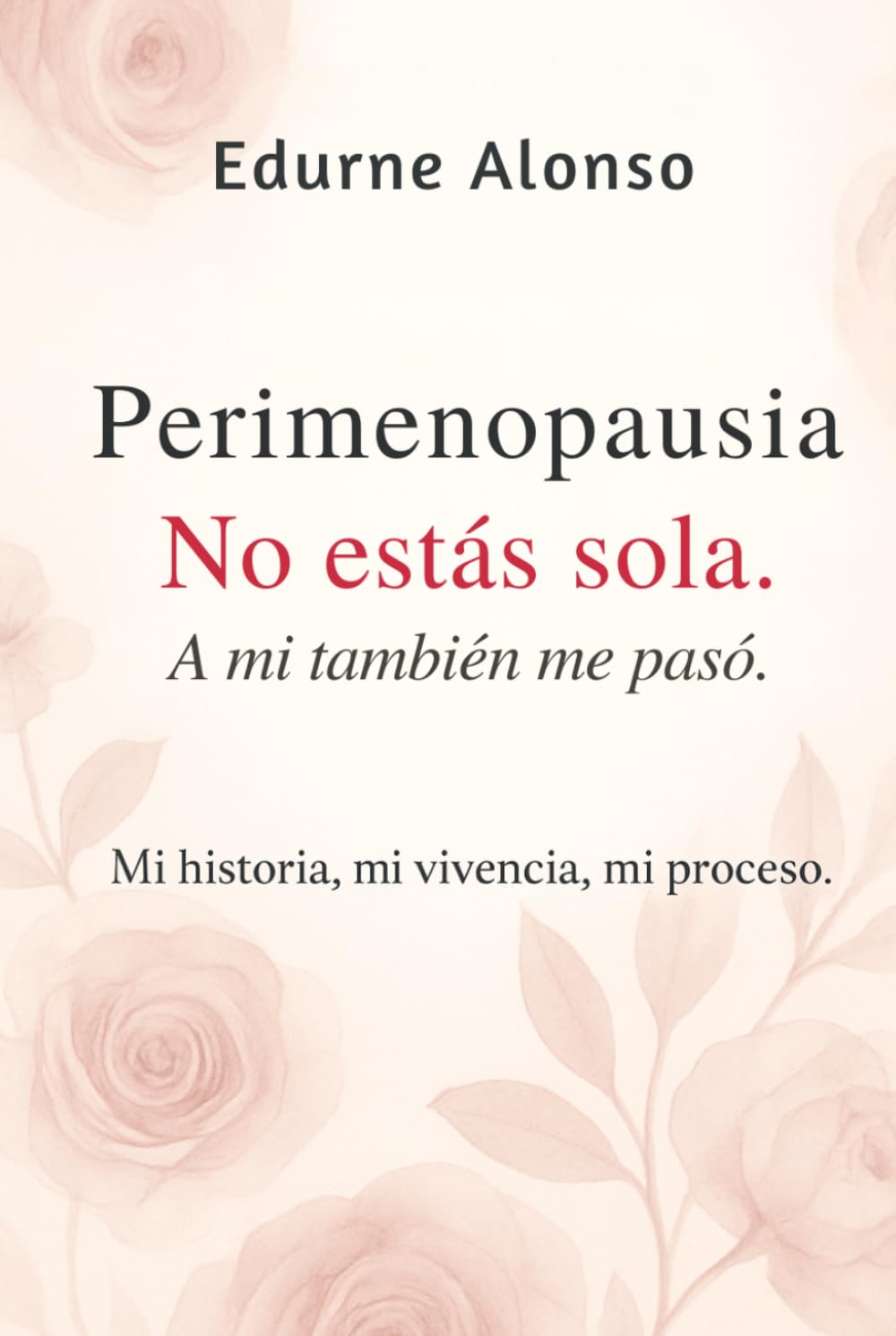 Perimenopausia. No estás sola, a mi también me pasó.