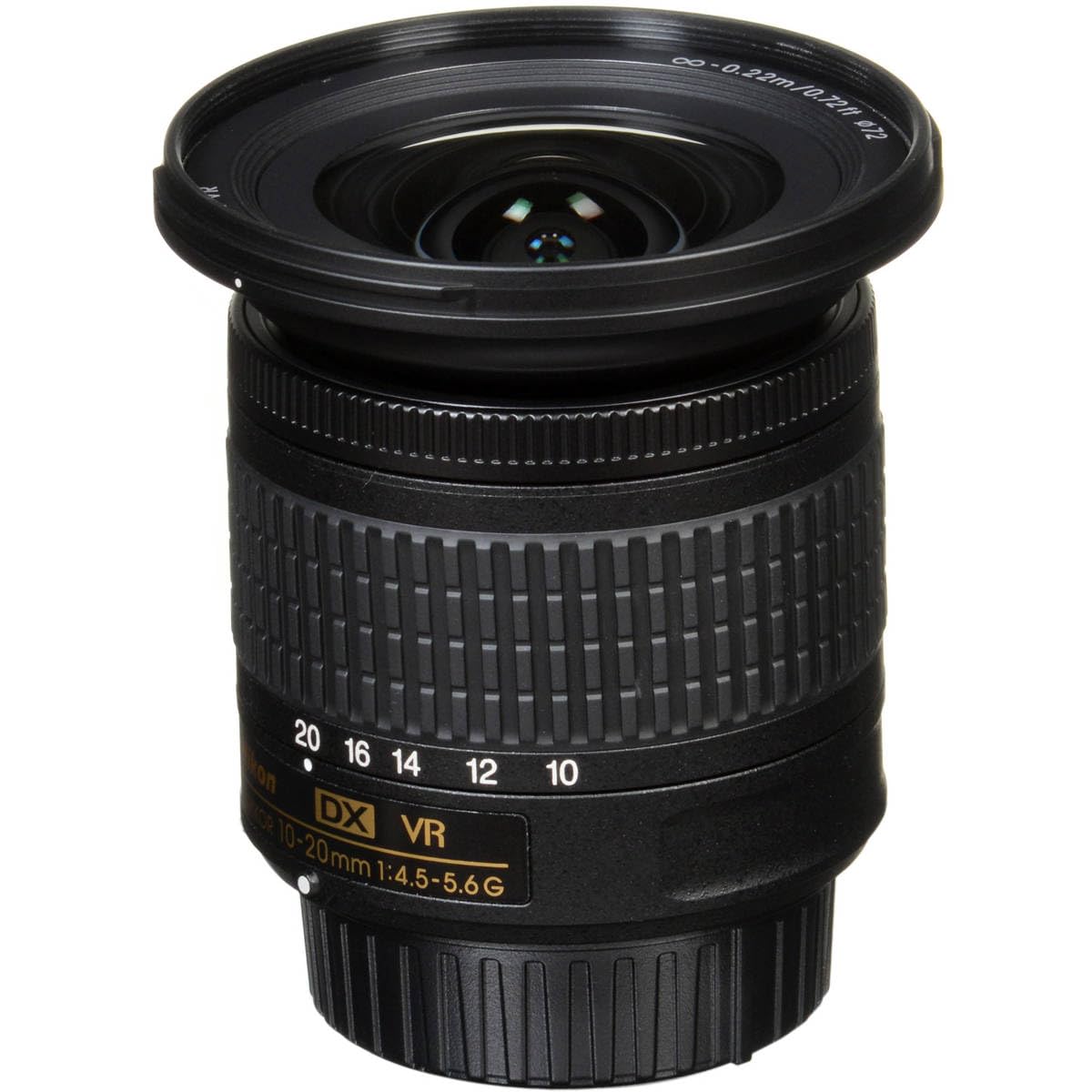 Nikon AF-P DX 10-20 mm f/4.5-5.6G VR Obiettivo, Nero [Versione EU]