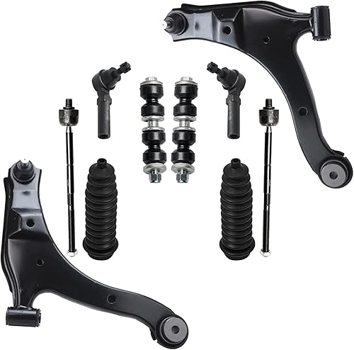 Miniatura 6 de Detroit Axle - Kit de suspensión frontal de 12 piezas para Dodge Plymouth Neon SX 2.0, 2 puntales, 2 brazos de control inferiores con rótulas, 4