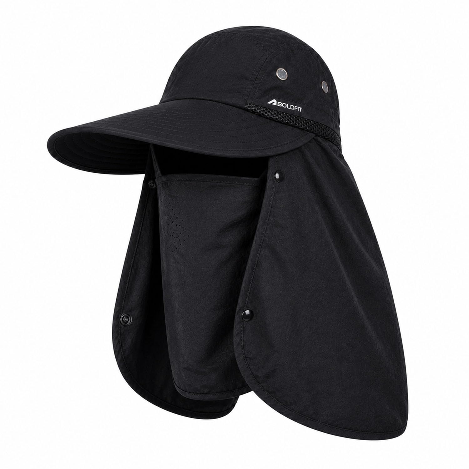 Sun Guard Cap for Men & Women with UPF Protection Outdoor Cap with Adjustable Fit, Breathable, Moisture-Wicking Fabric Hat Ideal for Hiking, Trekking, Fishing, Beach & Travel, Grey-image-46