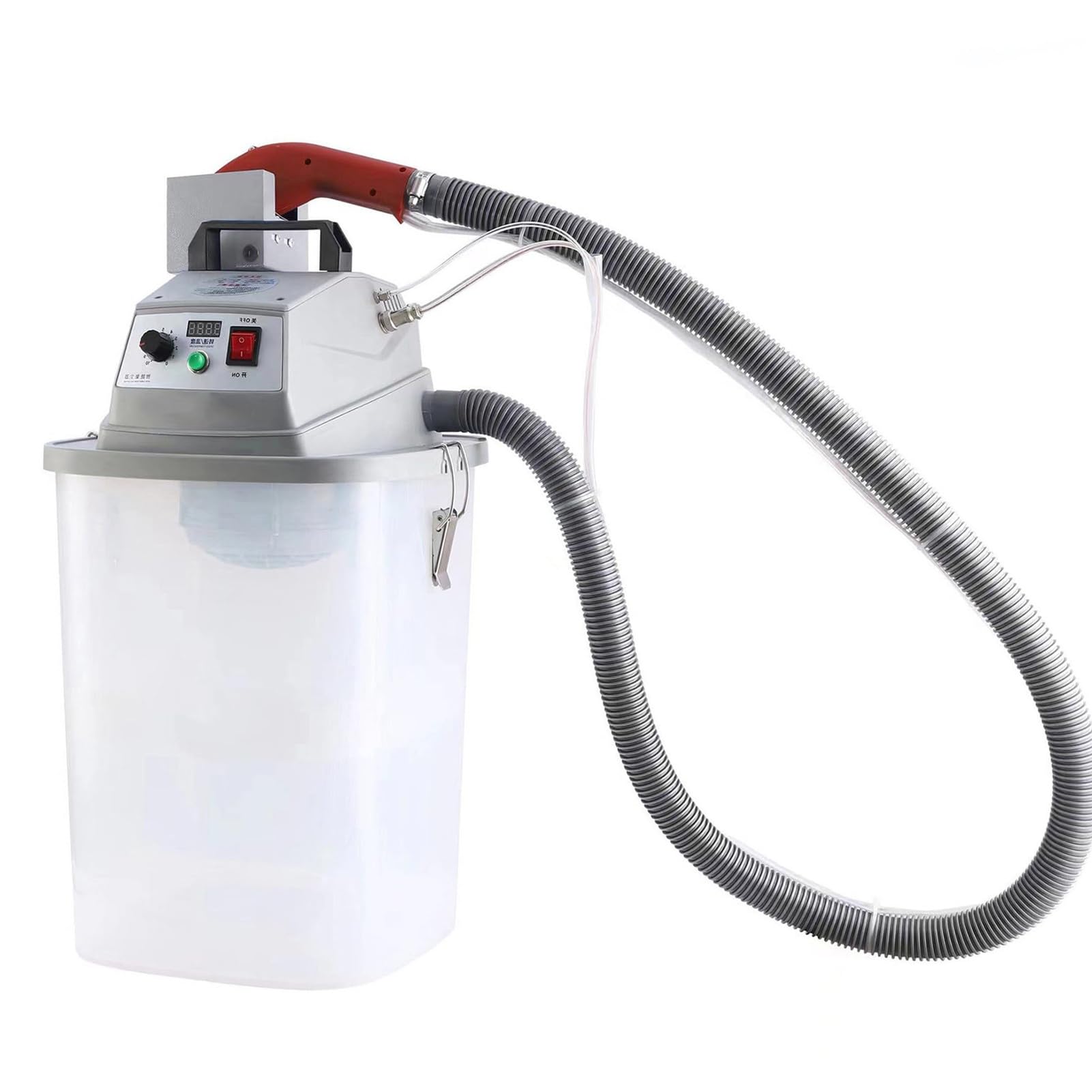 JXYQ Electric Brushless Thread Trimmer with Stepless Speed Regulation and 30L Square Bucket for Garment Fabric Trimming