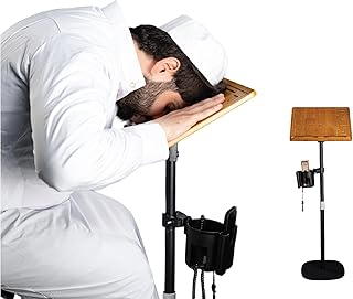 Islamic Prayer Table for Elderly Muslim Prayer Desk for Salah Sajda Namaz Quran Stand Prayer Mat Alternative Height Adjustable Angle Adjustable Table for Salat Islam Eid Gift