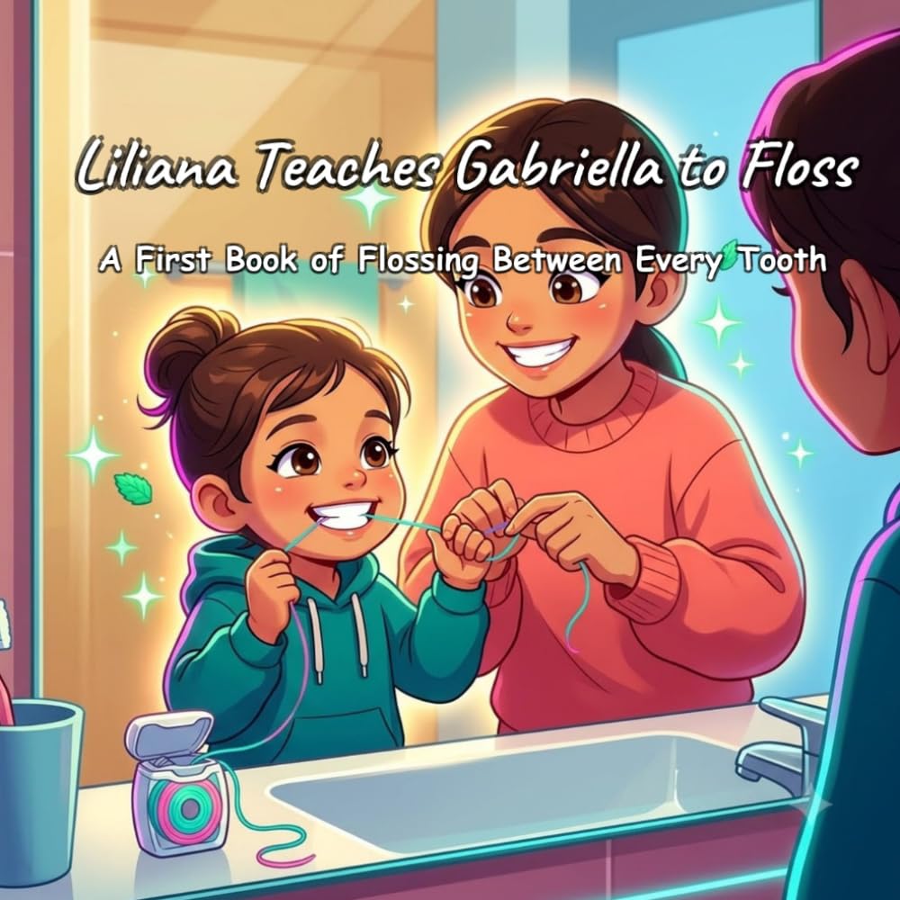 Liliana Teaches Gabriella to Floss: A First Book of Flossing Between Every Tooth