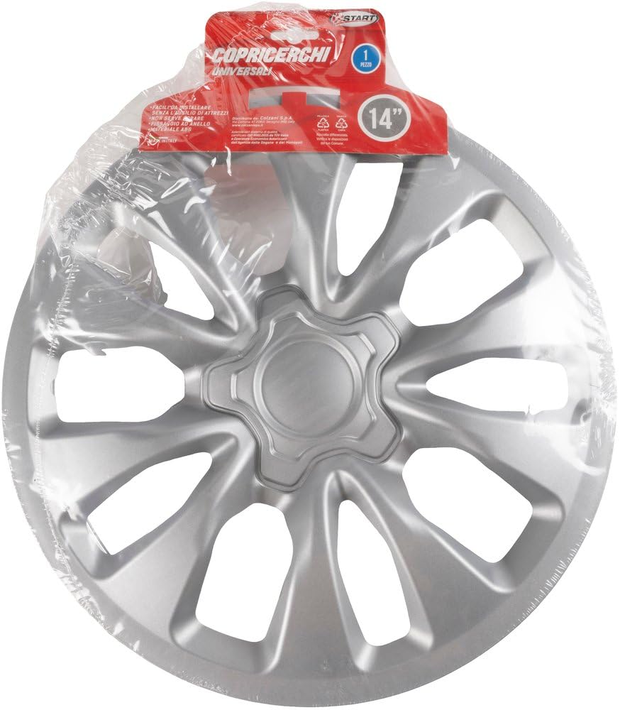 Start Couvre-Roue de Voiture Monte Carlo 14 Pouces en ABS Gris