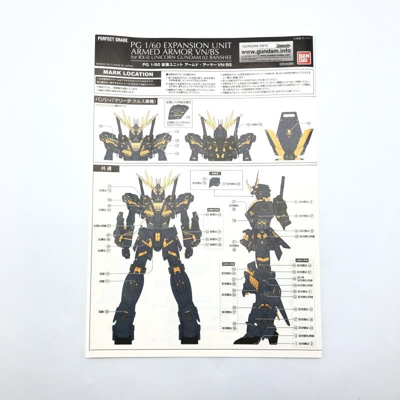 PG 1/60 拡張ユニット アームド・アーマーVN／BS PG1/60 拡張