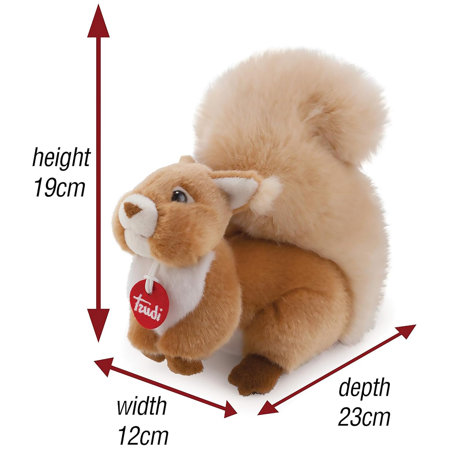 Trudi Squirrel Ginger Plush (24 cm)