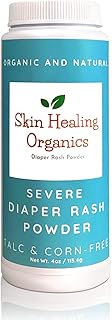 Severe Diaper Rash Treatment Powder - Heal & Cure Very Bad Horrible Diaper Rash Bleeding Blisters Quickly from Diarrhea for Newborn Infant & Adults - Skin Healing Organics