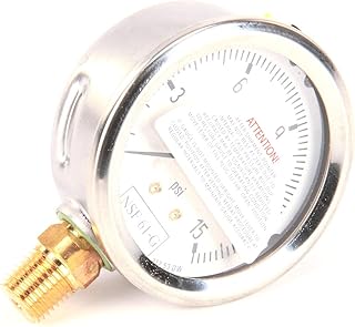 Pitco 60163501, Gauge, Pres 0-15 Psi Pasta