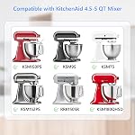 Mixer Mover for KitchenAid Mixer, Sliding Mats for KitchenAid Stand Mixer, Sliding Mats Compatible with KitchenAid 4.5-5 Qt Tilt-Head Stand Mixer, Mixer Slider Mat