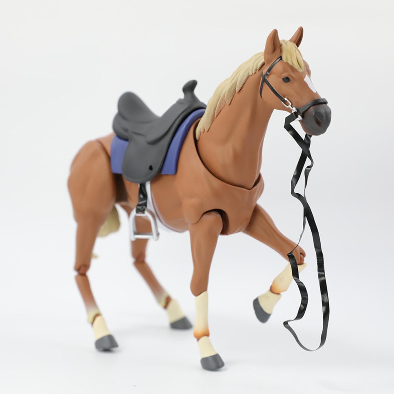 FUNOMOCYA Pferdemodell Haflinger - Realistische Tierfigur Für Deko & Kinderzimmer