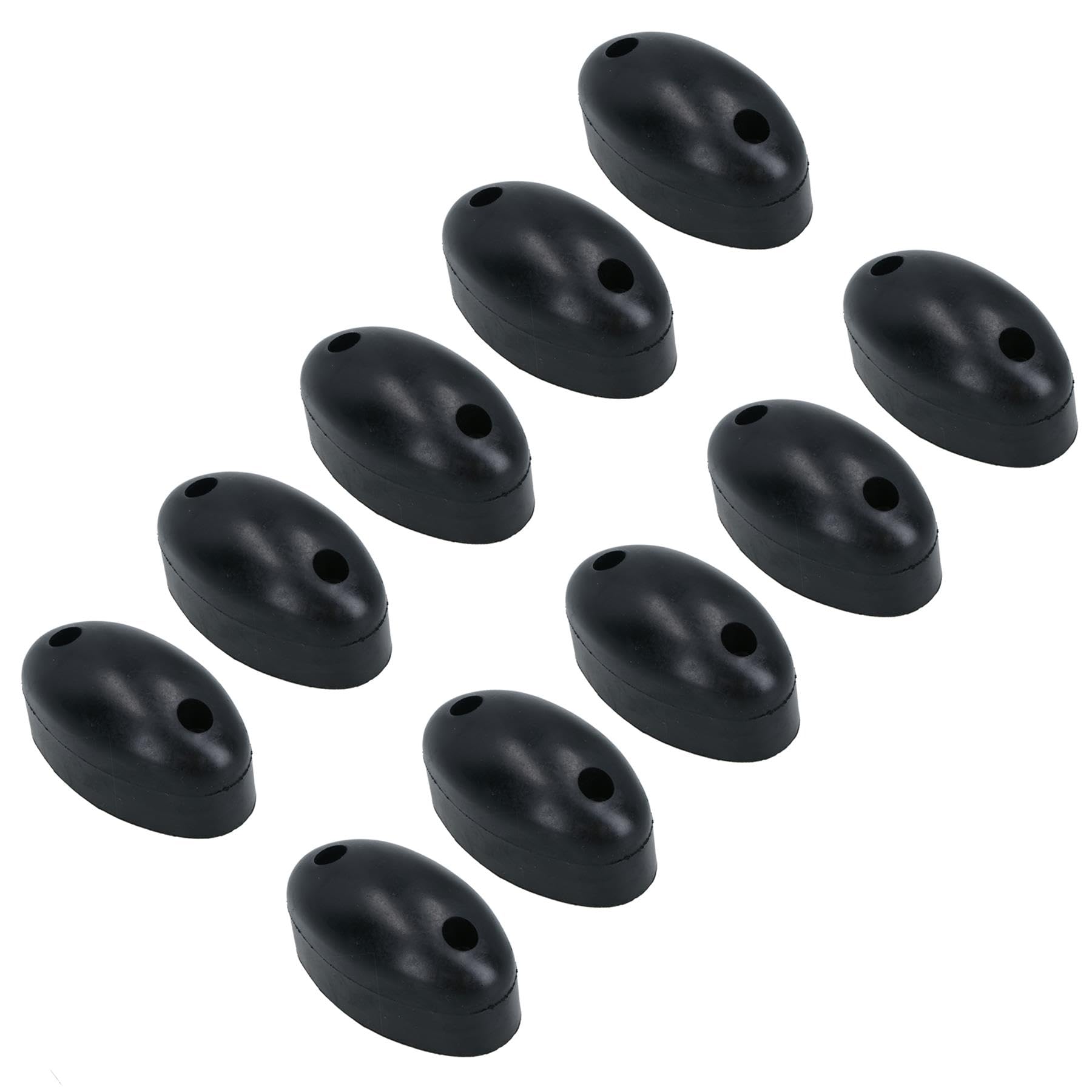 38mm Oval Rubber Buffer Bumper Pad Stop for Truck Trailers Horsebox 10pc
