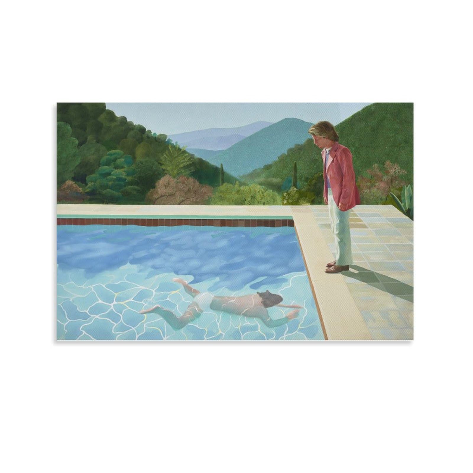 Amazon.co.jp: David Hockneyデビッドホックニーポスター 有名なアート