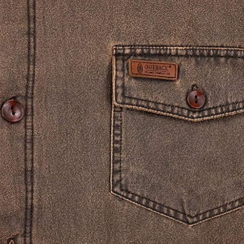 OUTBACK TRADING Men's Loxton Water-Resistant Canyonland Western Casual Jacket3