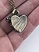 Bronze Heart Shaped Locket little prayer box pendant on 20
