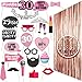 30th BIRTHDAY Photo Props| 30 Birthday Party Supplies| 30 Photo Booth Rose gold| Backdrop Props Photos 30th Birthday Decorations| Party Ideas Decor Rose gold Photo Prop Real glitter Dirty Thirty Props