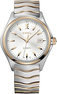 Orologio automatico da uomo quadrante argento Ebel Wave