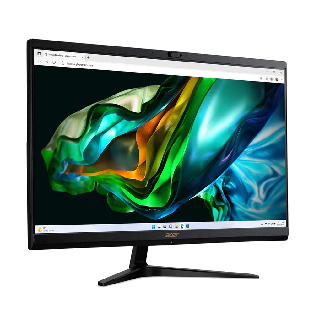 Acer Aspire C24 – 1800 Desktop-PC, Prozessor Intel Core i5 – 12450H, RAM 16 GB DDR4, 1024 GB SSD, Display 23,8 Zoll IPS FHD LED LCD, Intel UHD, WLAN, Webcam, Windows 11 Home