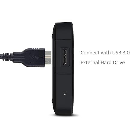 QCEs USB 3.0 Kablo, USB 3.0 A Fiş Mikro B Sabit Disk Kablosu USB 3.0 WD My Passport ve Elements için Taşınabilir Harici Sabit Disk, Samsung Galaxy S5, Note 3