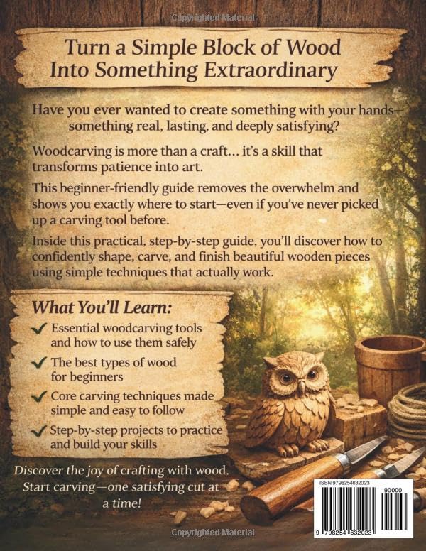 Woodcarving for beginners 2026 avec techniques pas à pas bois - 3