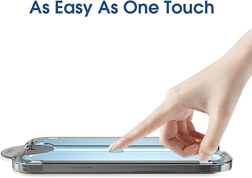 Miniatura 8 de amFilm OneTouch - Protector de pantalla de 6.7 pulgadas con alineación automática OneTouch para Samsung Galaxy S24 PlusS24+ de 6.7 pulgadas, vidrio