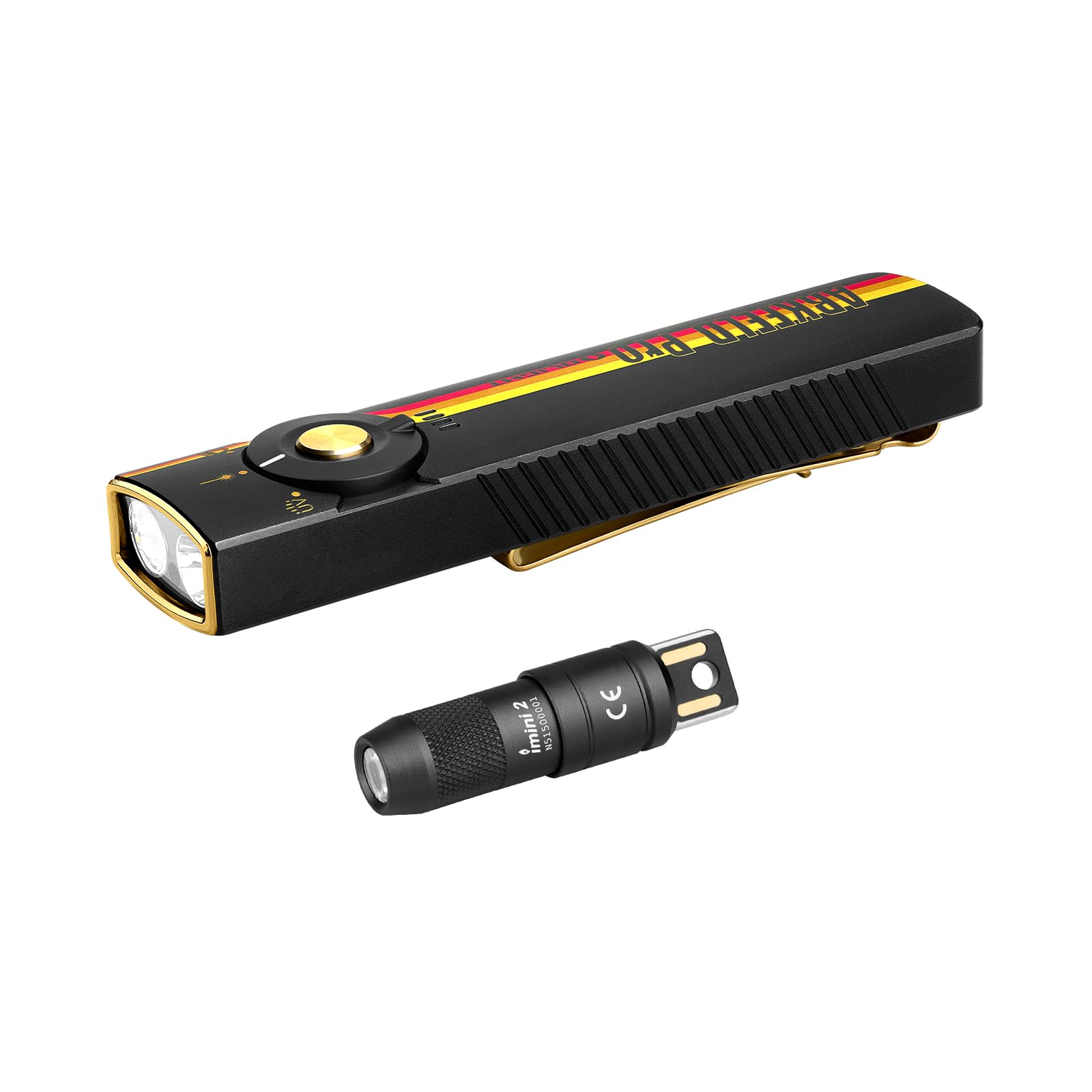 OLIGHT Arkfeld 昼光色 OLIGHT Arkfeld Ultra Cool White 1400 Lumens Flat Flashlight