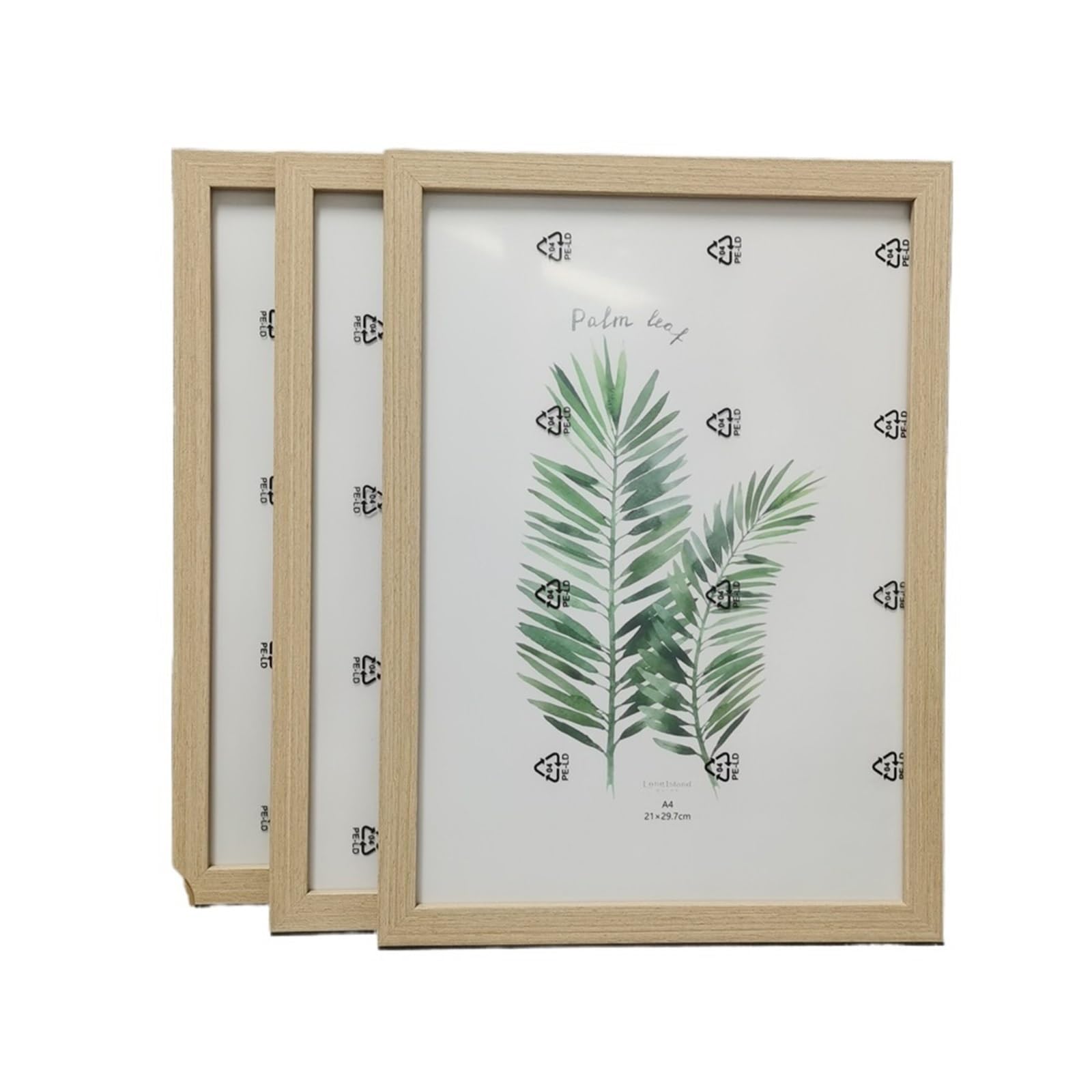 DAJGRHE Photo Frame 3Pcs/Set Wooden Photo Frame For Wall Hanging 10X15 15X20 A4 Wood Picture Stand(Wood Frame,20X25cm 10inch)