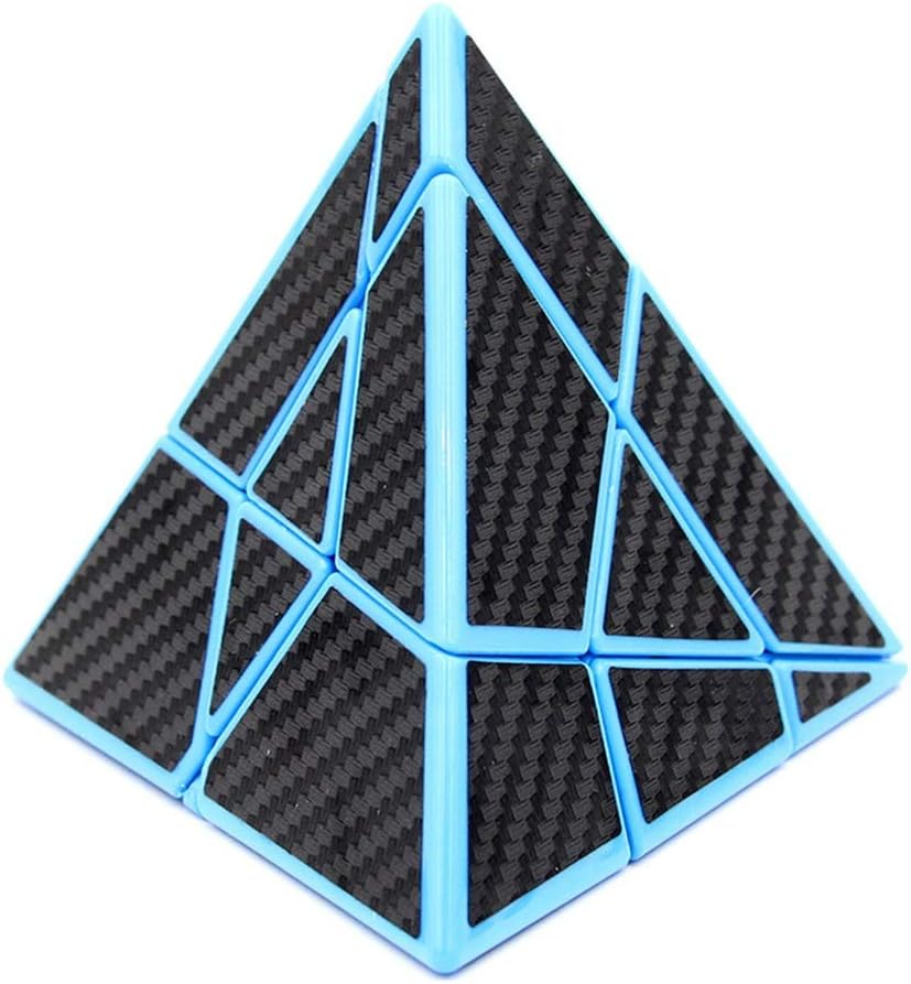 3 3キューブピラミッドマジックカーボントライアングルパズルマジックキューブ玩具 有名な 脳トレ おもちゃ 色 Multi Colored One Size Size