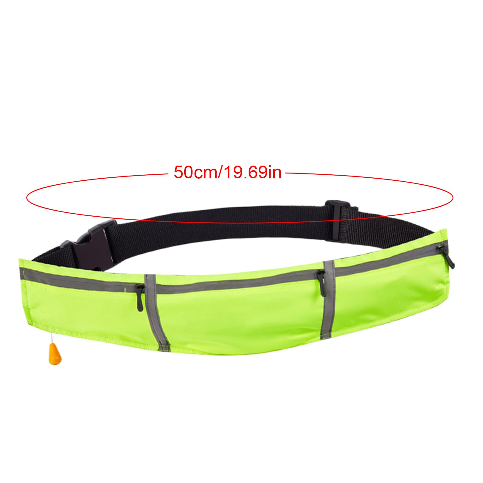 Ceinture de natation | Gilet de flottaison 150 N - Anneau de sauvetage gonflable portable - Flotteur de survie auto-gonflant réfléchissant pour la pêche en eau libre