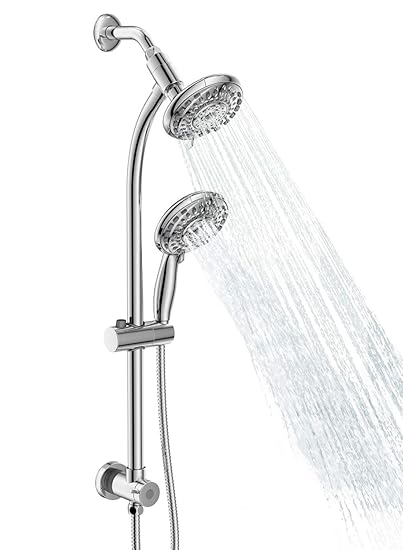 Egretshower Handheld Showerhead & Rain Shower Combo for Easy Reach , 27.5