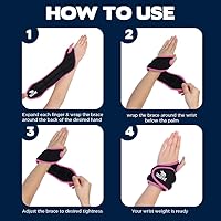 Vista 5 de Comfecto Wrist Weights with Thumb Loops Lock, 1lb*2 2lbs*2 for Running, Strength Training, Walking, Exercises, Gym, Cardio, Men, Women