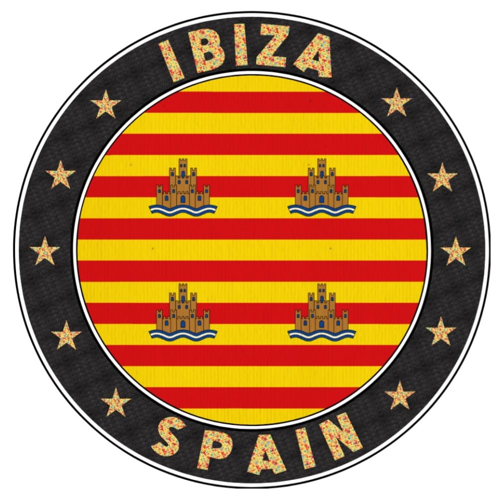 Ibiza, Spain - Decorative Vinyl Sticker