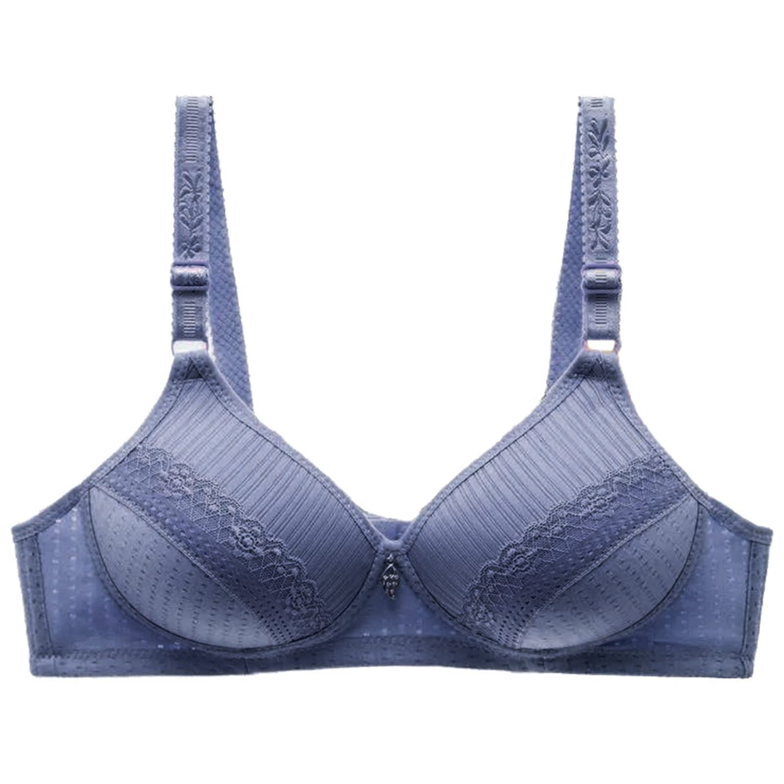 Womens Push Up Bra Wireless No Underwire Bralettes Full Coverage Minimizer for Large Bust Wireless Bras Non-Padded