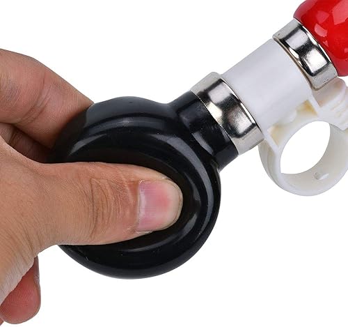 Miniatura 8 de Keenso Cuerno para niños, cuerno de advertencia de metal de goma para niños y niñas, accesorio (rojo) para niños y niñas al aire libre