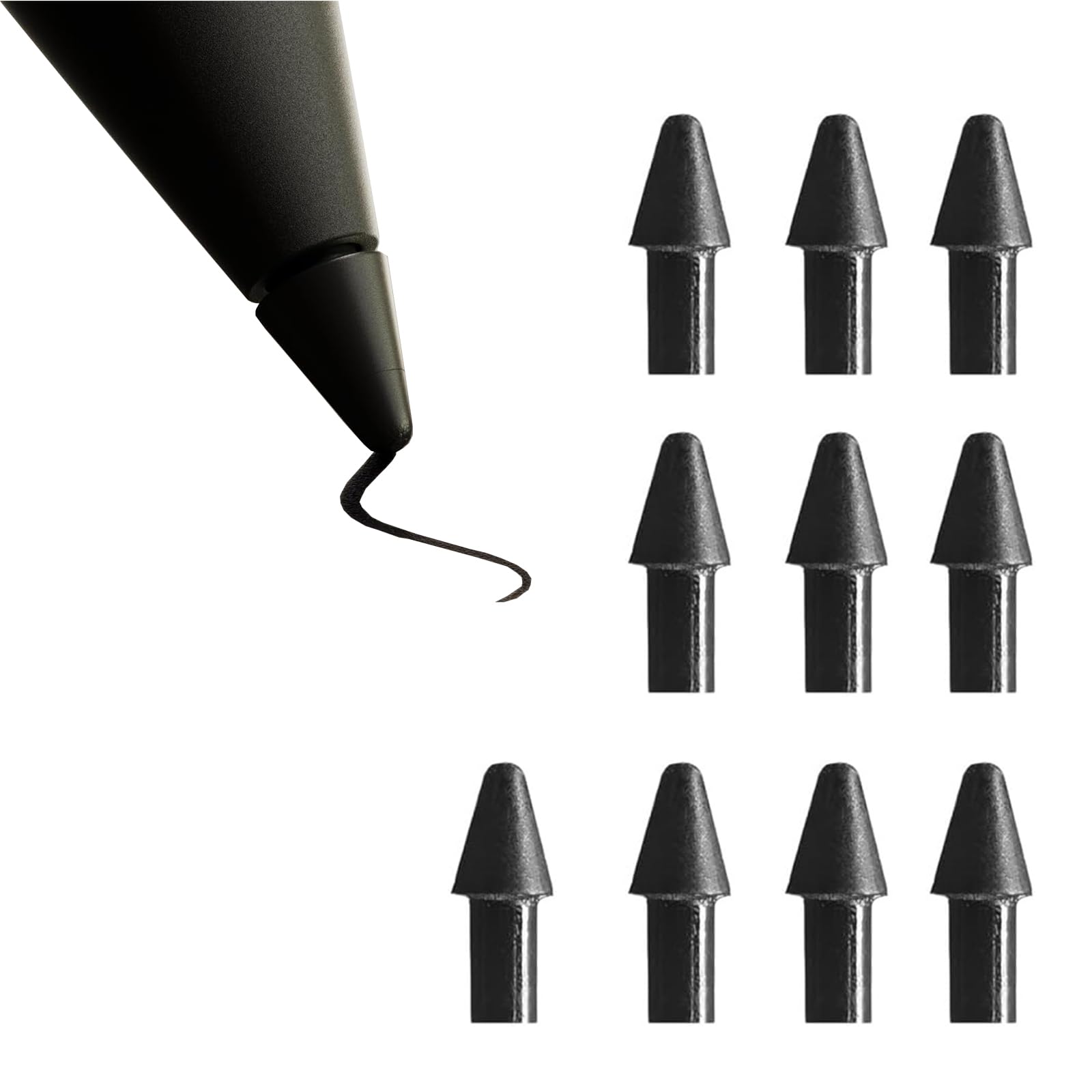 10pcs Remarkable Paper Pro Pen Tips Replacement for Marker/Marker Plus Pen, Remarkable 3 Nibs (Paper Pro*10)